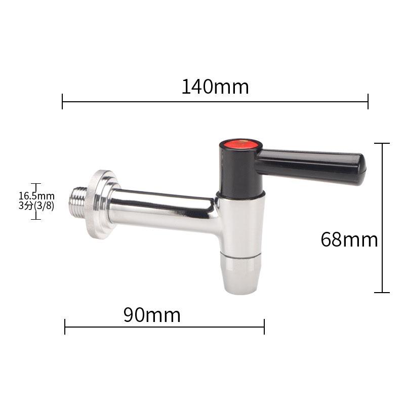Electric Water Boiler Faucet Copper High Temperature Resistant Milk Tea Insulation Bucket Faucet Water Machine Pot Accessories