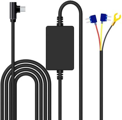 GKU Dash Cam Type-C Step-Down Cable with 24-Hour Parking Monitoring, Type-C Port, 4-PIN ACC Power Supply for D600, D600Pro, D700, D900, and D1000