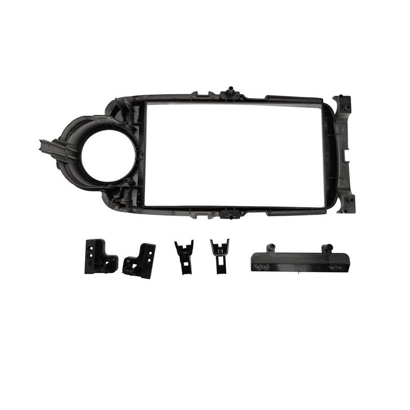 

2 Din автомобильный радиоприемник Fascia для Toyota Yaris 2012-2017 Авто Стерео Аудио Плеер DVD Панель Комплект Рамка Центральная Консоль Держатель чёрный