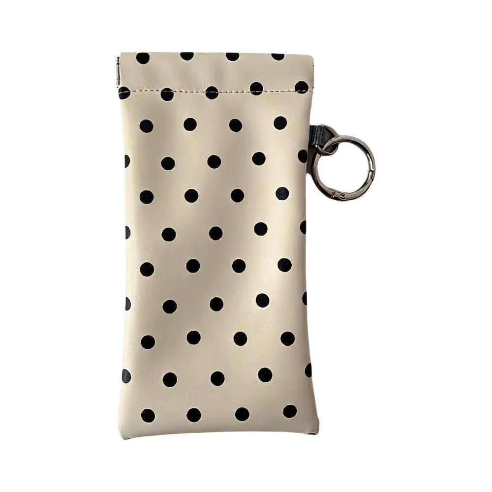 Leather Sunglasses Pouch Polka Dot Glasses Storage Bag New Eyeglass Bag  Daily Use