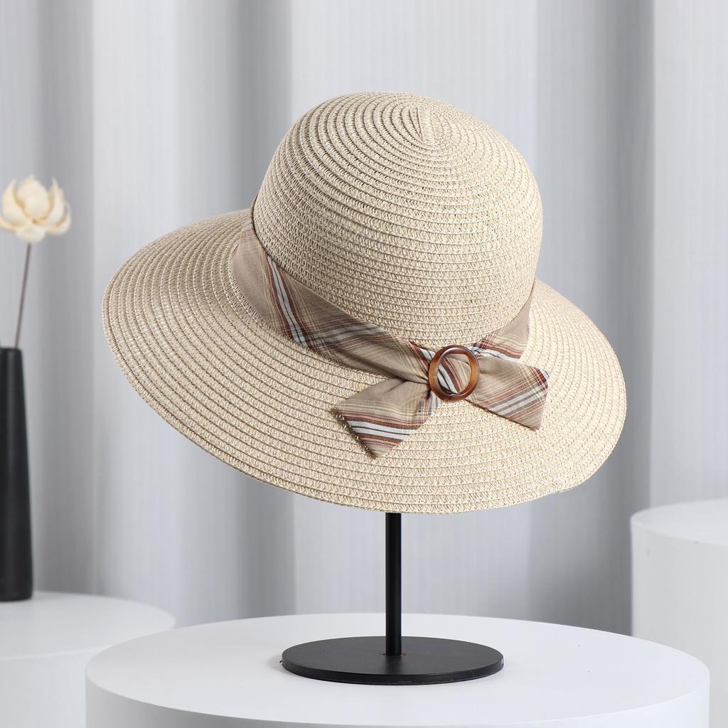 Summer Women's Hats Sunshade and Sun Protection Hats Big Seaside Vacation Straw Hats Travel Sun Hats
