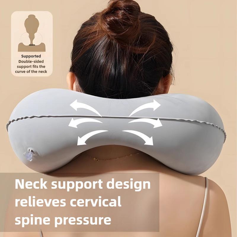 Compression Inflatable U-shaped Pillow Portable Travel Airplane Pillow Neck Protection Pillow Outdoor Travel Sleeping Pillow