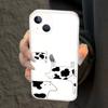 D-Dairy-Cow Phone Case For IPhone 17 16 15 14 Plus 13 12 11 Pro Max Phone Back Cover Transparent Shockproof Cover