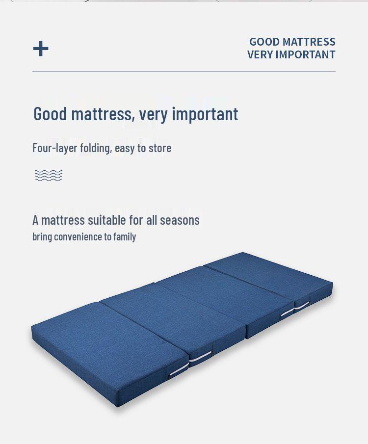 Single Tatami Folding Mattress Nap Mat for Office & Floor Use