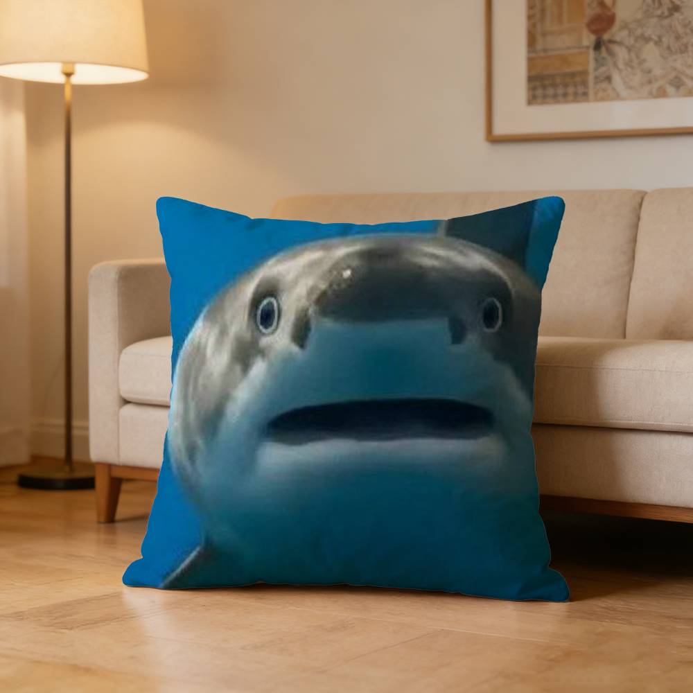 Dichtungsmeer Süß Lustig Kissenbezug Muster Gedruckt Kissenbezug Für Wohnzimmer Sofa Kissenbezug