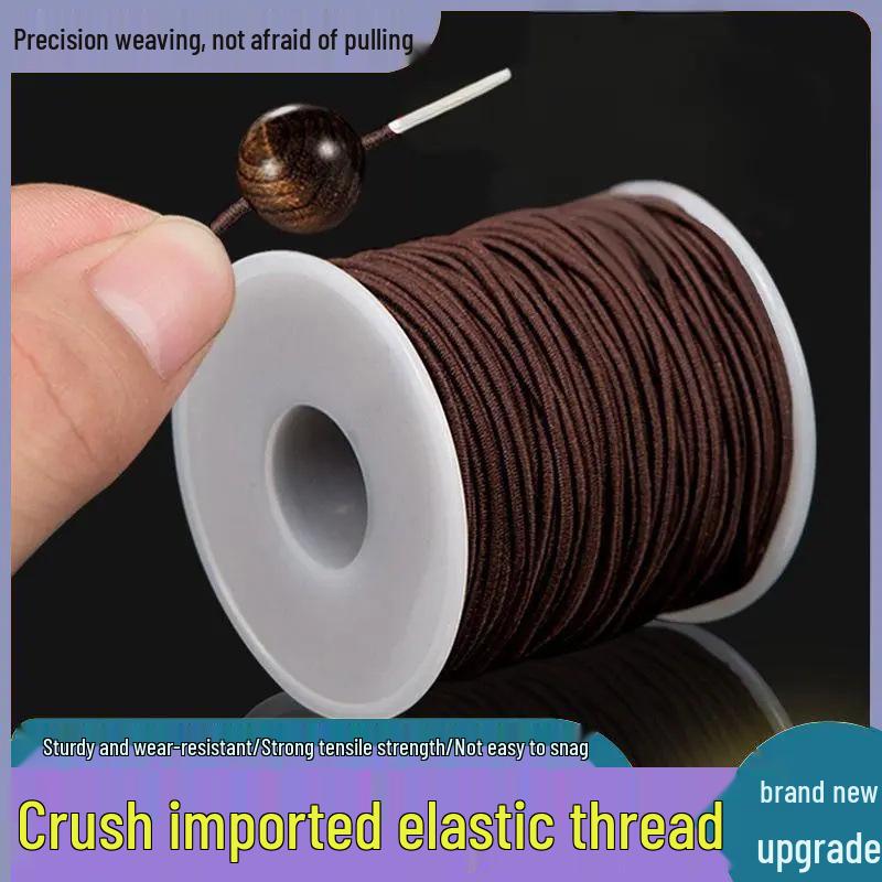 Free Shipping - High Elasticity Beading Cord: Extra Thick, Wear-Resistant Elastic Rope for Buddhist Beads Bracelet.
