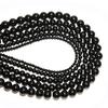 Economical 4/6/8/10/12mm Obsidian Stone For Jewelry Making Handmade Black Round Loose Beads DIY Bracelet Necklace Anklet Earring