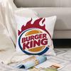 Fashion Print B-Burger K-King Pillow Case Office Cushions Suitable For Sofa Car Bedroom Decorative Cushion Cover