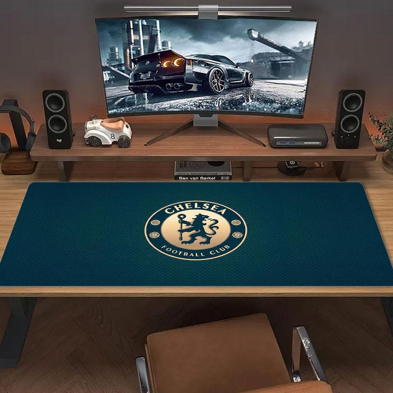 Chelsea F Large Size Mouse Pad Large Gaming Table Cushion Non-slip Laptop Tablet Big Mousepad XXL Mat Mini PC Playmat With Lock edge