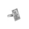 Dreamtimes Tarot Cards Rings for Women Men Stainless Steel Esotericism Divination Magic Ring Band Major Arcana Amulet Jewelry