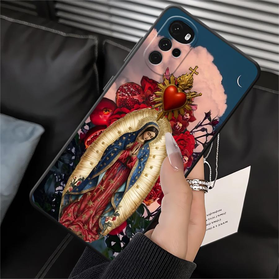 Case for Motorola Moto G32 G71 G51 G73 G60s G50 G22 Edge40 G53 G30 G52 Edge 20 Pro 30 Lite Phone Cover Holy Mother