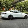 2pcs 2.2M Universal Car Body Door Side Skirt Stripes Stickers Vinyl Decals Black