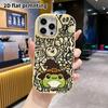 Phone Case: 2D Flat Design Suitable for iPhone 18 17 16 15 14 13 Pro Protective Case, Couple Style, Wizard Frog, Christmas and Halloween Gifts