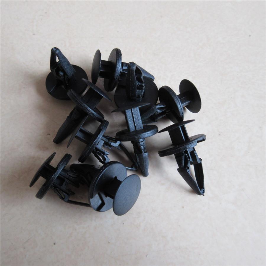 100Pcs 10Sizes Plastic Car SUV Fastener Bumper Panel Fender Clips Push Pin Rivet