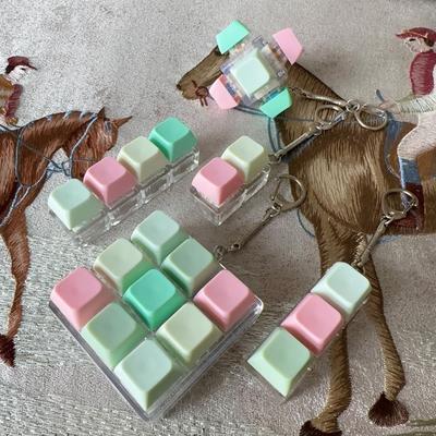 Relaxing 2/3/6/9 Keys Finger Keyboard Keycap Key Button Fidget Keychain Pass The Time Stress Relief Clicker Adult