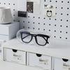1pc Punch-free Glasses Storage Rack Wall Mounted Sun-glasses Display Holder Wardrobe Decoration Storage Box Sunglass Organizer