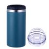 16oz Coffee Cup Stainless Steel Vacuum Flask Double-Lid Insulated Travel Mug Gift for Home Office School