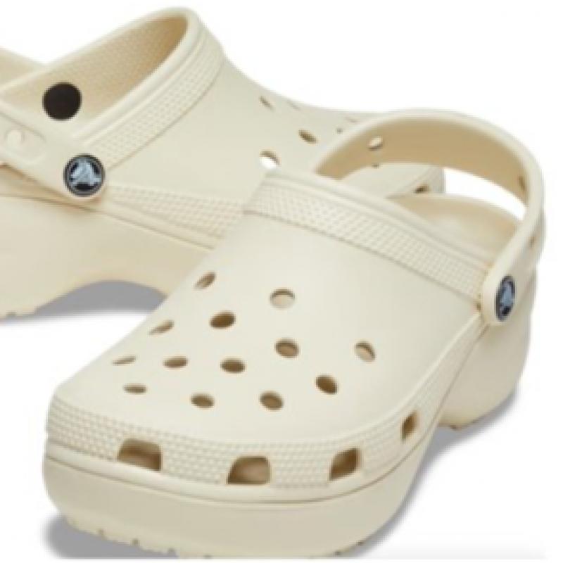 Crocs Classic Platform Clogs Woman Bone 206750 2y2