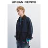 UR 2026 Men's Workwear Patchwork Collar Oversized Jacket