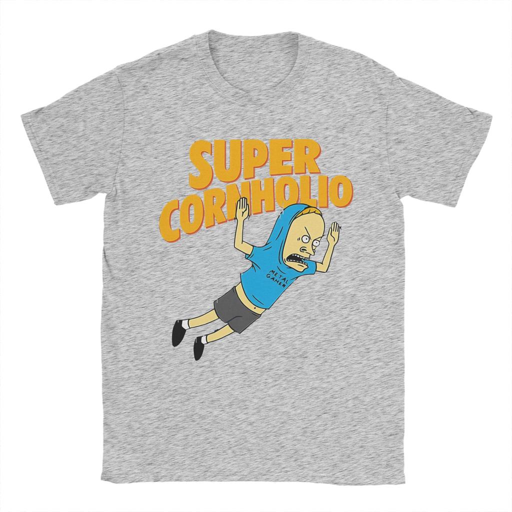 Cornholio Beavis and Butthead TShirt for Men Women Awesome Cotton Tee Shirt Round Neck Short Sleeve T Shirt Gift Idea Tops