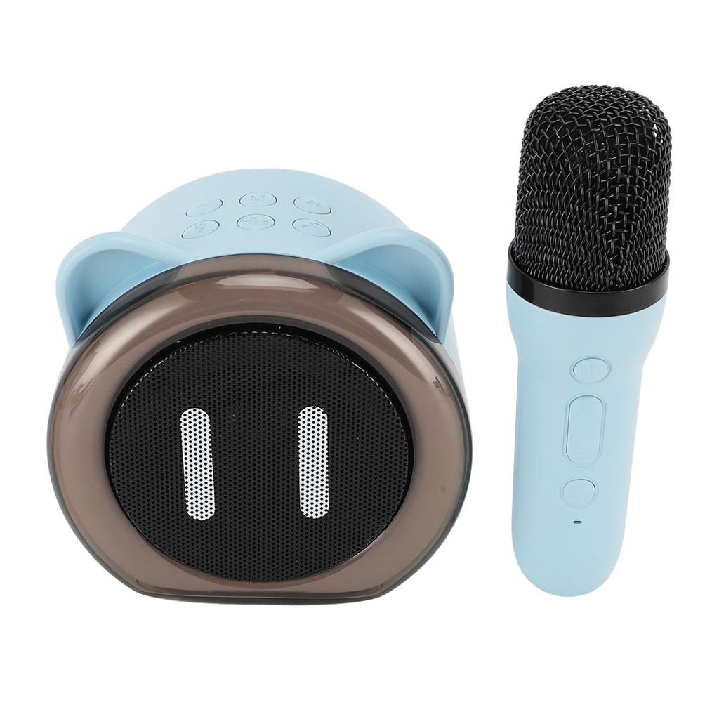 Wireless Speaker Microphone Combo BT HD Sound Portable Karaoke Machine for Home Party Gathering