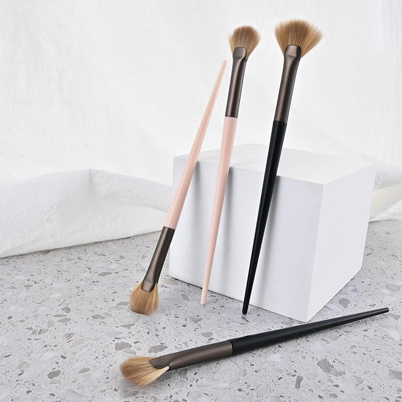 1/3 Stück Schlanker Weicher Gesichtsfächer Pinsel Make-up Kosmetik Mehrzweck Maskenpinsel Make-up Pinsel Werkzeug Professioneller Puder Kosmetikpinsel Werkzeug