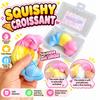 Crackable Texture Wax Cracking Squeeze Toy Croissant Crunchy Sound Ball  For Stress Anxiety Relief