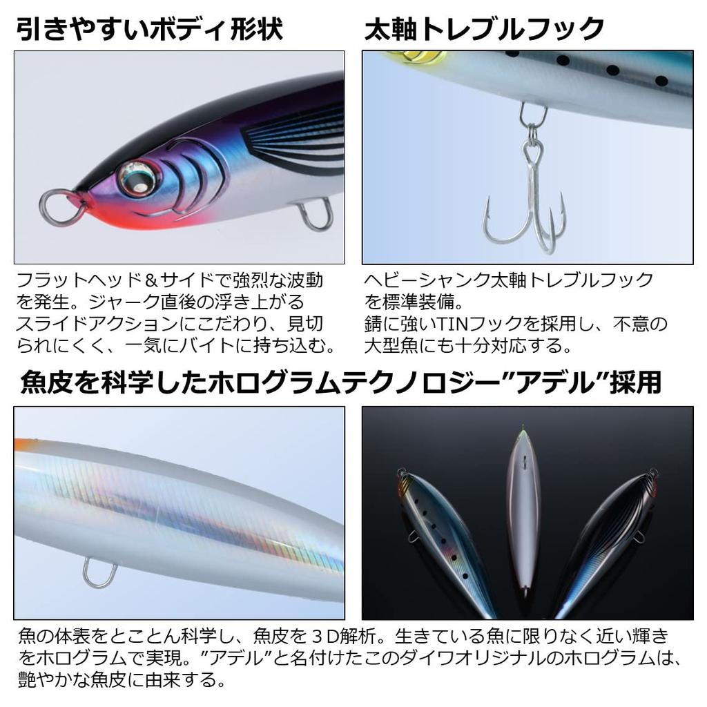 DAIWA Saltiga Dive Star 220F Skeleton Galaxy Blue