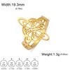 Skyrim Amulet Witch Knot Ring Stainless Steel Witchcraft Women Men Finger Rings Celtics Knot Protection Jewelry Gift New In