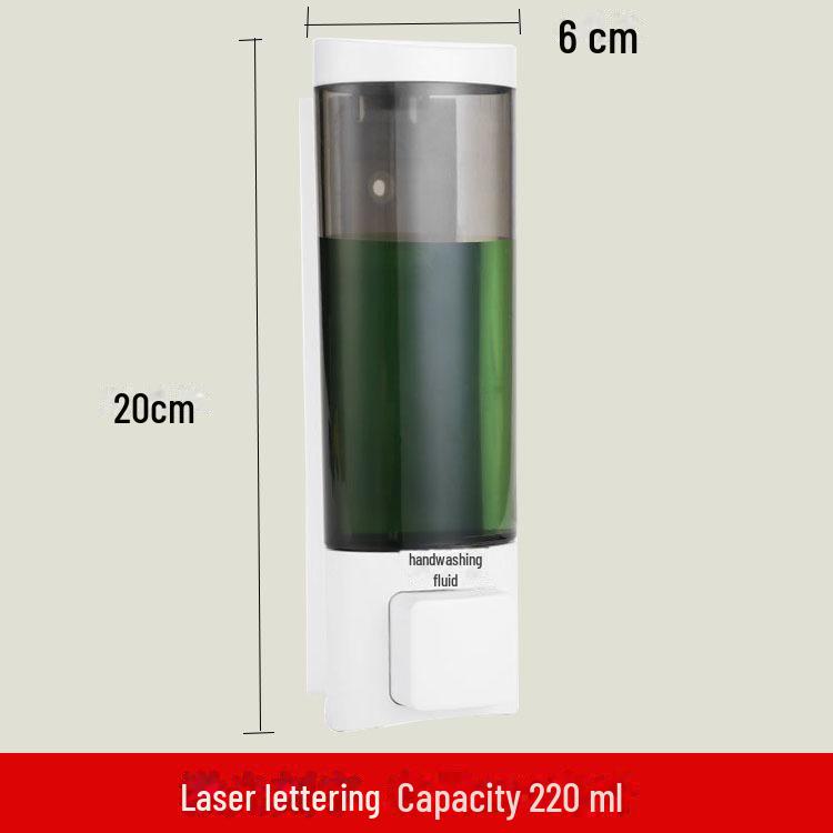 Wall-Mounted Bathroom Soap & Shampoo Dispenser