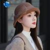 Women's Elegant Wool Felt Fedora with Silk Bowknot and Veil