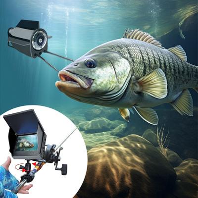 Underwater Fishing Camera 4.3-Inch Screen Fish Finder with Night Vision 220 Degrees Wide Angle View IP68 Waterproof High Clarity Lake