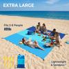 Outdoor Travel Camping Beach Mat All-Season Machine Washable Featuring Lightweight Sand Resistance Perfect for Picnics, Travel
