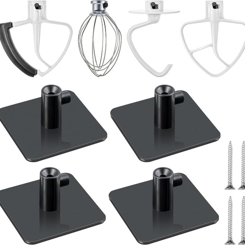 1/2/4Pcs Stand Mixer Attachment Holders Food Mixer Accessories Hooks For Stand Mixer Attachment Mixer Paddle Holder