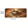 1Pcs Anti Fatigue Kitchen Rugs Coffee Theme  Print Waterproof Non-Slip Thick Cushioned Kitchen Mat Heavy Duty Comfort Standing Mat  Hallway Runner
