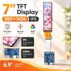 7 Inch TFT Display Screen 280*1424 IPS Full View MIPI HDMI Driver Board 40Pin 3.3V 6.9 Inch Long Strip Screen RGB