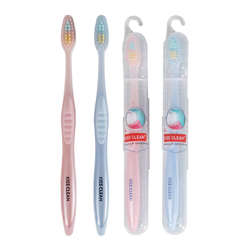 Soft Bristle Tapered Toothbrush Family Pack - Deep Clean & Gum Care, Portable for Household Use