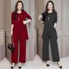 Spring & Autumn Loose Fit Three-Piece Plus Size Women's Fashion Suit