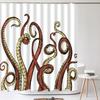 Octopus Seas Shower Curtains Bath Curtain 180*180cm Waterproof Bathroom Home Decor Washable Fabric Bathroom Screen With 12 Hooks