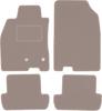 Dywaniki welurowe w kolorze beżowym: Renault Megane III hatchback, coupe, grandtour, kombi (2008-2015)