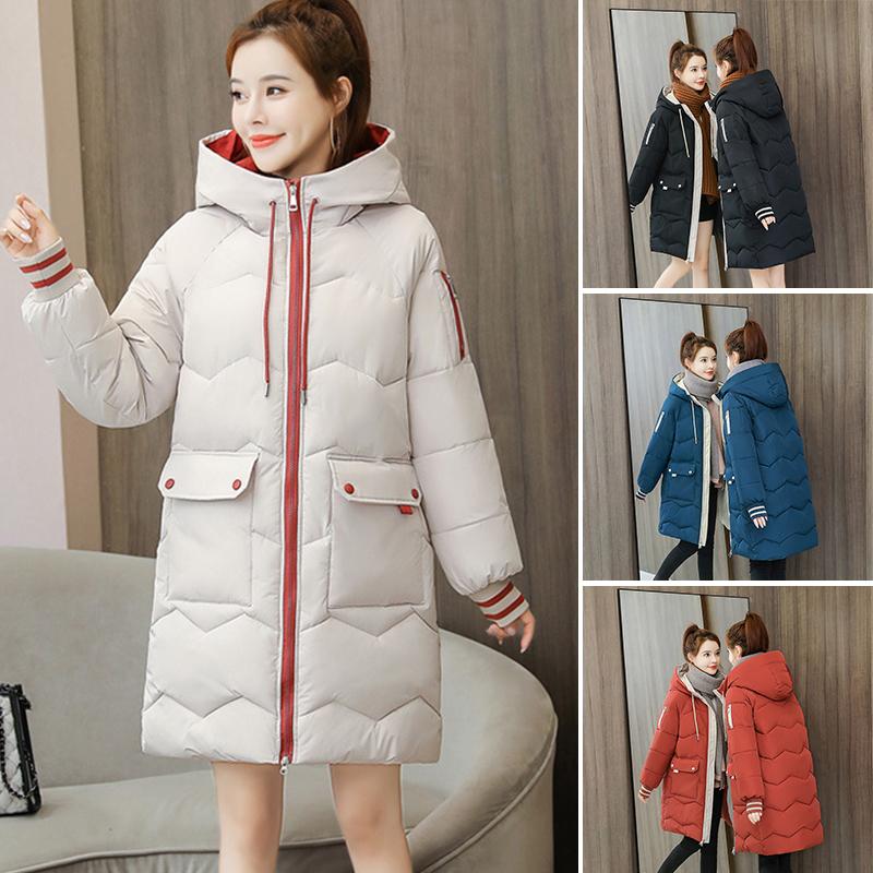 Cheap Down Jackets Female Winter Coat Women's Parkas Hooded Warm Winter Jacket Coat Cotton