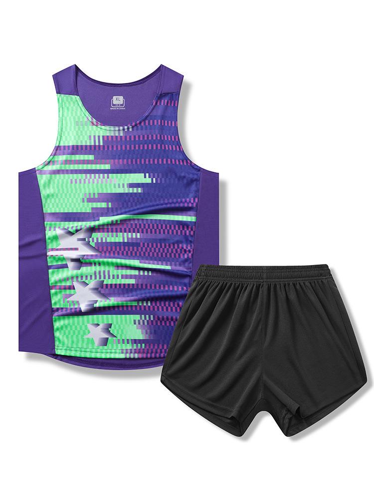 Unisex Track & Field Running Vest Suit for Training & Competitions