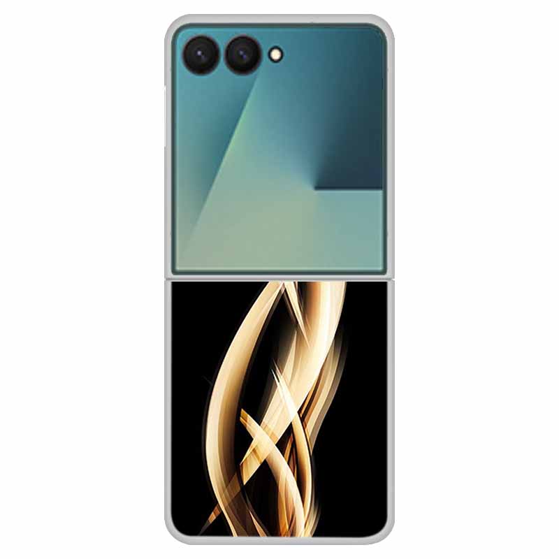 Phone Case For Samsung Galaxy Z Flip 7 5G Case ZFlip 7 Funda 6.9" Clear Plastic / PC Hard Coque For Samsung Galaxy Z Flip7 Cases