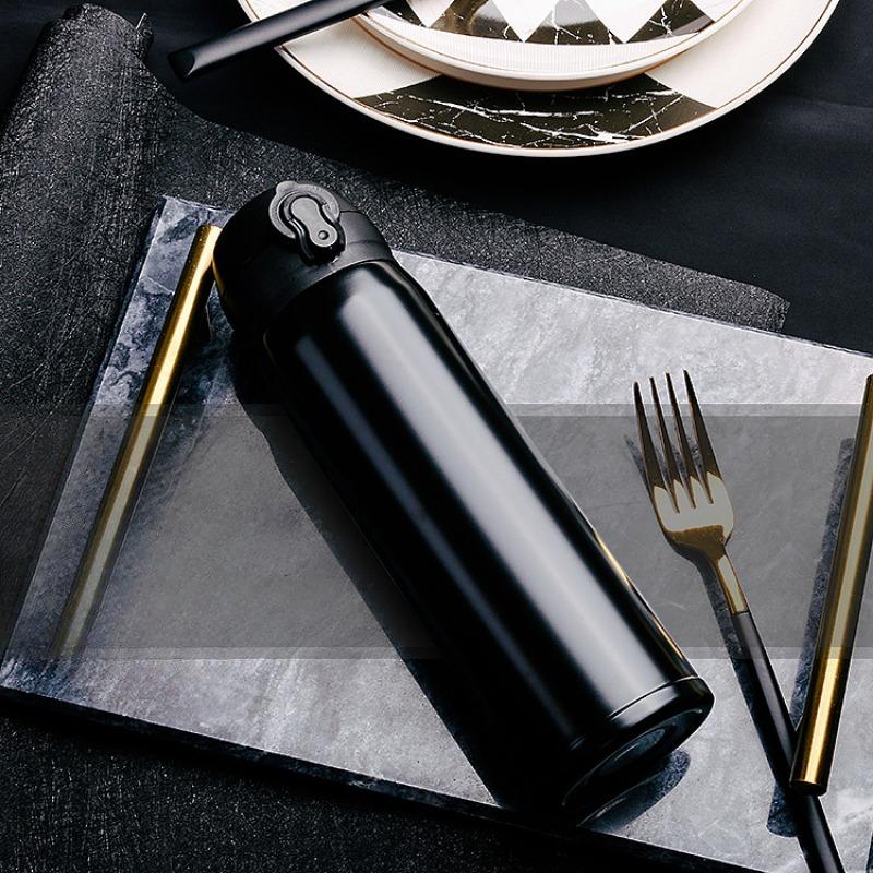 

Bouncing Stainless Steel Insulated CupOutdoor Portable Cup Classic чорний