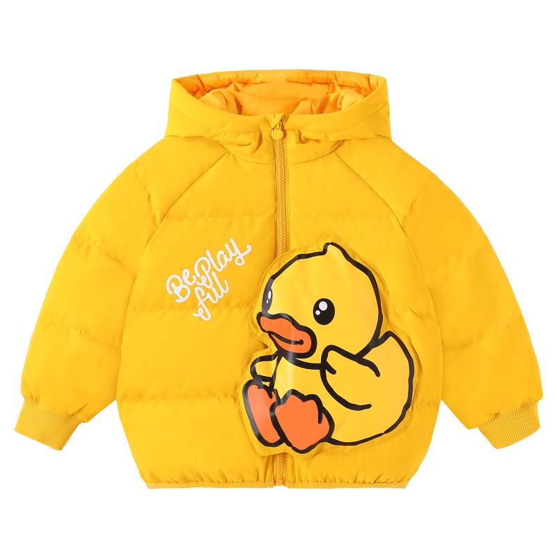B.Duck Kids Short Hooded Down Jacket 130