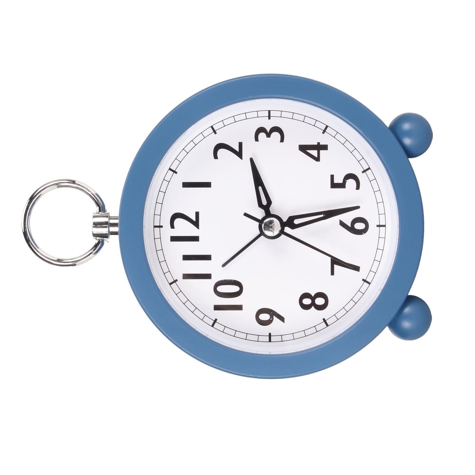 

Alarm Clocks Multifunction Stylish Simple Silent Prevents Ticking Round Alarm Clocks for Desk Bedroom and Home