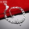 925 Sterling Silver Bracelet Women Gift Fashion Wedding Jewelry