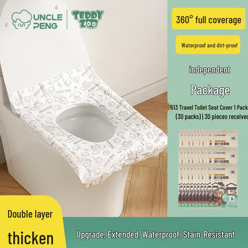 Toilet Seat Cover Travel Essential: Individually Wrapped, Full Coverage for Hotel Toilets