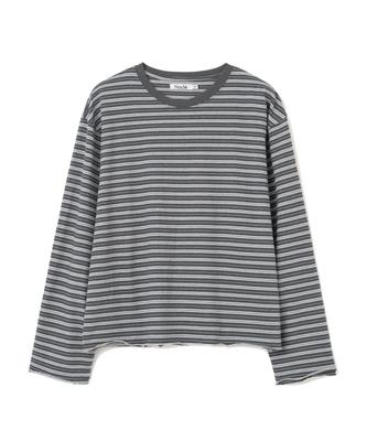 NOCLE Rob Stripe Long Sleeve Gray