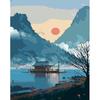 CHENISTORY Paint By Numbers Summer Scenery Pictures For Adults On Canvas Landscpae Coloring Drawing Oil Paintings By Number Set